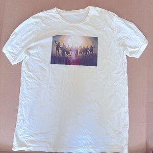 Edward Sharpe and The Magnetic Zeros Up From Below 2 Album Cover Shirt White XL